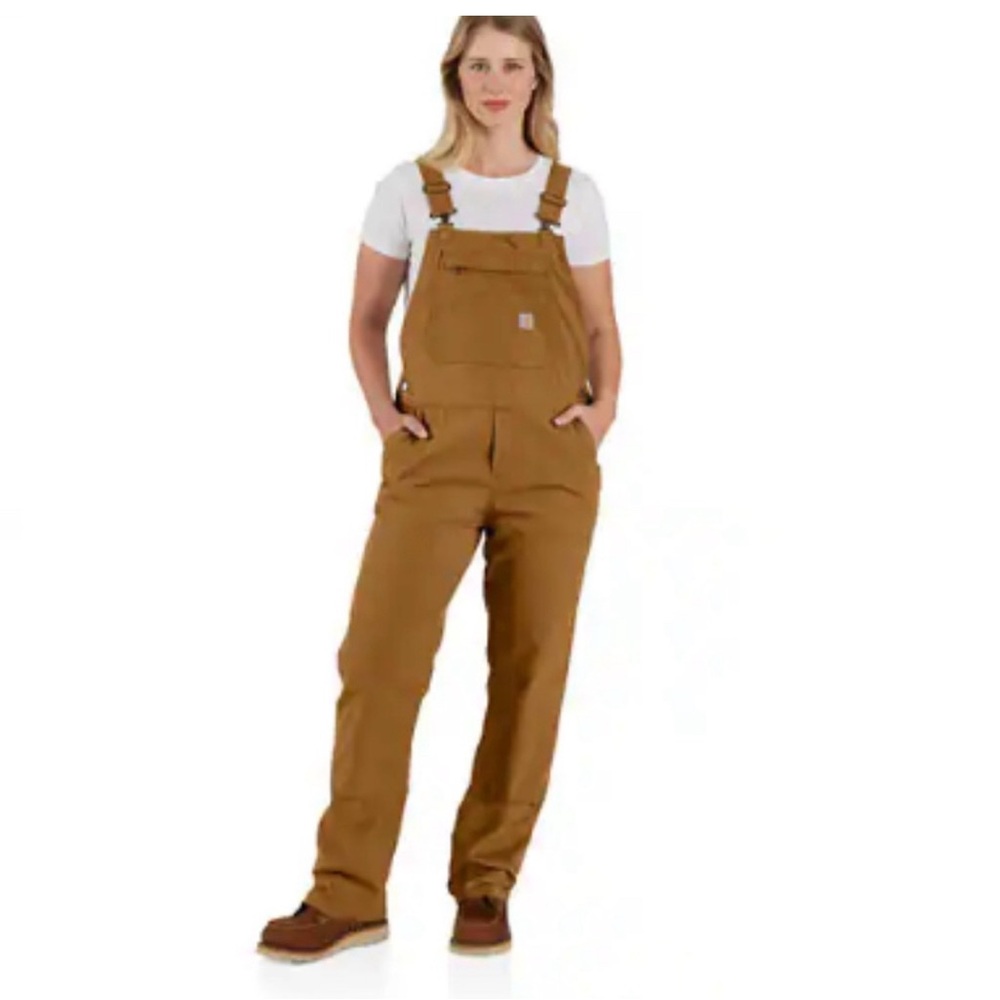 CARHARTT WOMEN'S RUGGED FLEX®
RELAXED FIT TWILL BIB OVERALL - Picture 9 of 9
